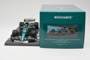 Aston Martin AMR23 #14 F. Alonso 3rd Place Saudi Arabian GP 2023 Minichamps 1:18 117230214 メタル - 画像 6/7