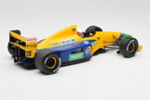 Benetton B191 #19 M. Schumacher F1 1991 Minichamps 1:18 100910119 メタル - 画像 2/6