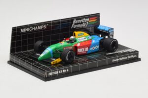Benetton Ford B188 #19 A. Nannini Race Car 1988 Minichamps 1:43 400890119 メタル - 画像 2/4