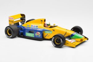 Benetton Ford B191B #20 M. Brundle F1 Early Season 1992 Minichamps 1:18 100920120 メタル - 画像 4/6