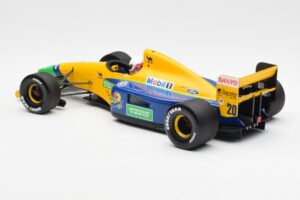 Benetton Ford B191B #20 M. Brundle F1 Early Season 1992 Minichamps 1:18 100920120 メタル - 画像 5/6