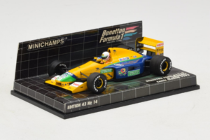 Benetton B191B Ford #20 M. Brundle Early Season F1 1992 Minichamps 1:43 400920120 メタル - 画像 2/5