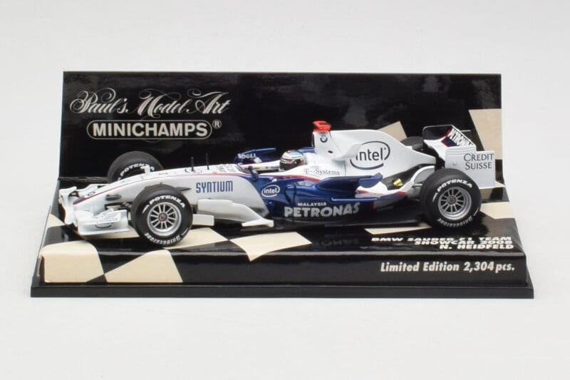 BMW Sauber F1.08 #5 N. Heidfeld Showcar 2008 Minichamps 1:43 400080083 メタル