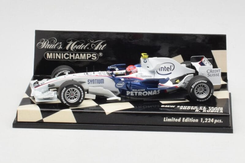 BMW Sauber F1.08 #4 R. Kubica Showcar 2008 Minichamps 1:43 400080084 メタル