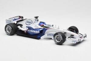 BMW Sauber F1.06 #17 J. Villeneuve F1 2006 Minichamps 1:18 100060017 メタル - 画像 4/6