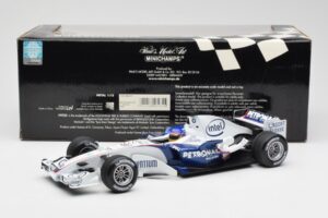 BMW Sauber F1.06 #17 J. Villeneuve F1 2006 Minichamps 1:18 100060017 メタル - 画像 6/6