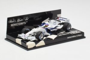 BMW Sauber F1.06 J. Villeneuve Wedding Edition F1 2006 Minichamps 1:43 400060117 メタル - 画像 3/5