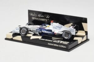BMW Sauber F1.06 #16 N. Heidfeld Brazilian GP 2006 Minichamps 1:43 400060316 メタル - 画像 3/5