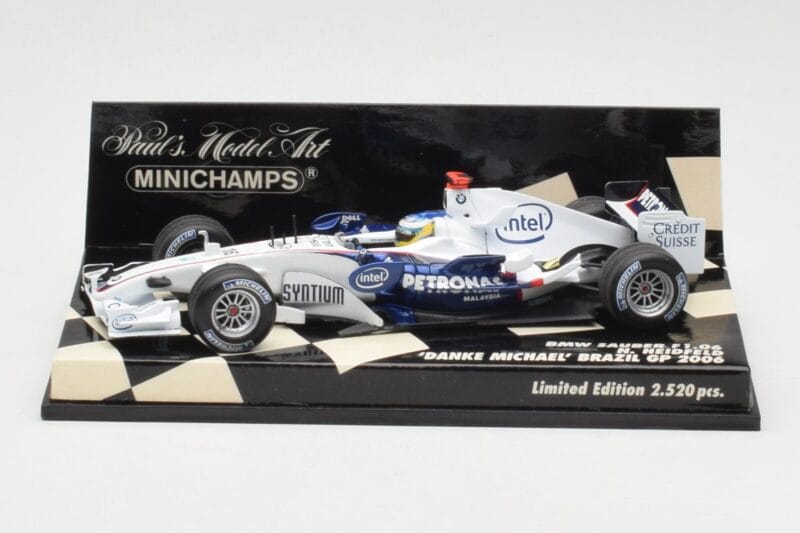 BMW Sauber F1.06 #16 N. Heidfeld Brazilian GP 2006 Minichamps 1:43 400060316 メタル