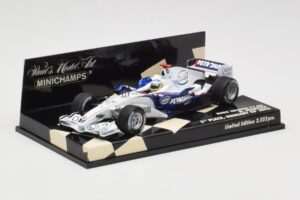 BMW Sauber F1.06 #10 N. Heidfeld Hungarian GP 3rd Place 2006 Minichamps 1:43 400060116 メタル - 画像 2/5
