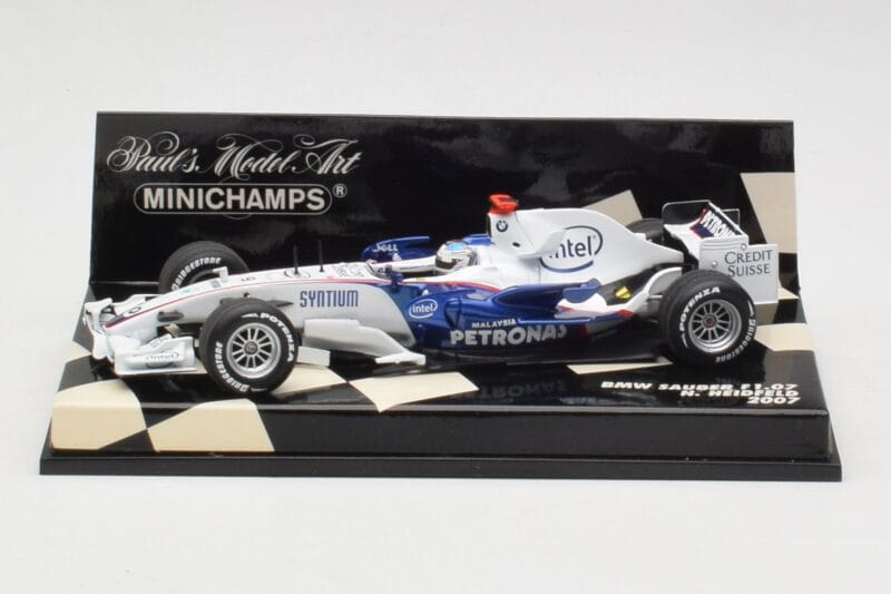 BMW Sauber F1.07 #3 N. Heidfeld Race Car 2007 Minichamps 1:43 400070009 メタル