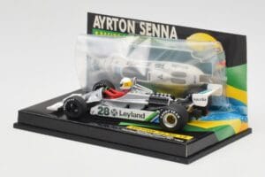 Brabham BMW BT52B A. Senna Test Car Paul Ricard 14 November 1983 Minichamps 1:43 540834399 メタル - 画像 3/5