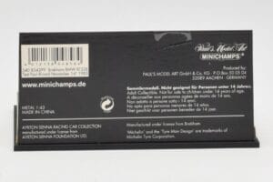 Brabham BMW BT52B A. Senna Test Car Paul Ricard 14 November 1983 Minichamps 1:43 540834399 メタル - 画像 4/5