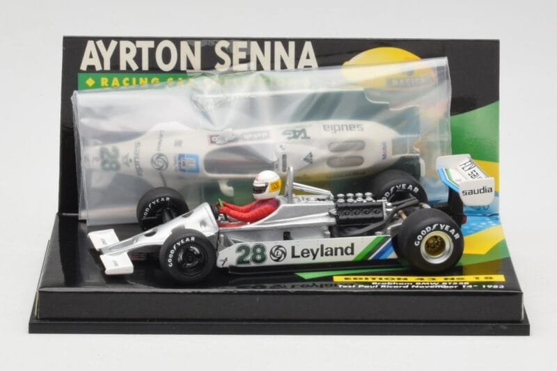 Brabham BMW BT52B A. Senna Test Car Paul Ricard 14 November 1983 Minichamps 1:43 540834399 メタル