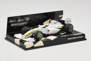 Brawn GP Mercedes BGP001 #22 J. Button Showcar 2009 Minichamps 1:43 400090092 メタル - 画像 2/5