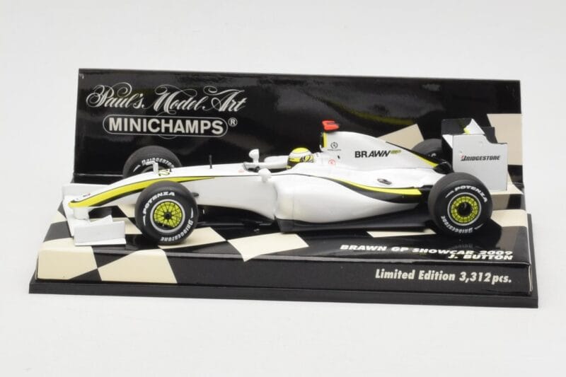Brawn GP Mercedes BGP001 #22 J. Button Showcar 2009 Minichamps 1:43 400090092 メタル