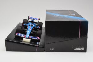 Alpine A522 #14 F. Alonso Australian GP 2022 Minichamps 1:18 147220314 メタル - 画像 6/7