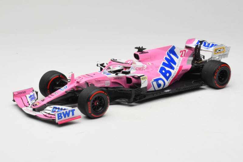 Racing Point RP20 Mercedes #27 N. Hulkenberg BWT Racing Point 70th Anniversary Grand Prix 2020 Minichamps 1:18 110200527 メタル