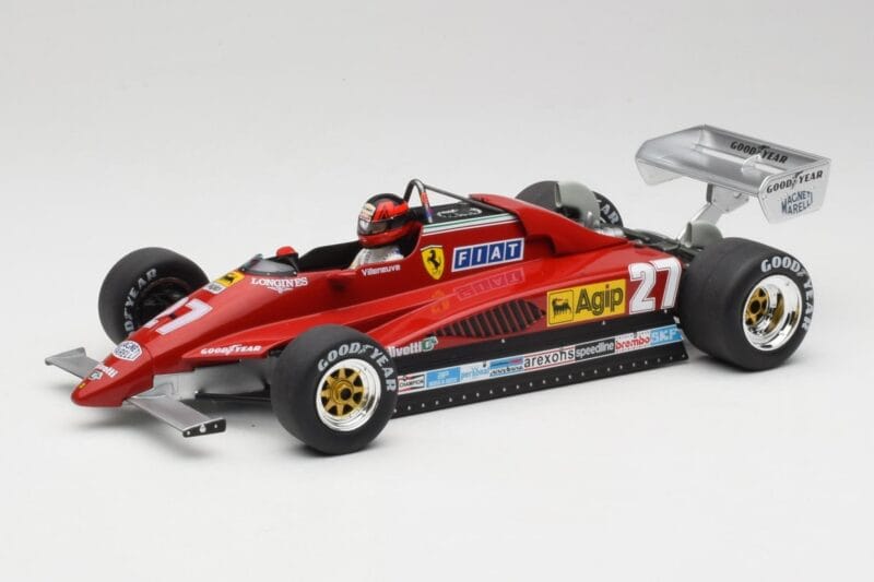 Ferrari 126C2 #27 G. Villeneuve GP Belgium 1982 MCG 1:18 MCG18629F メタル
