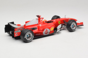 Ferrari 248 F1 #5 M. Schumacher German GP Hockenheimring 2006 Hot Wheels 1:18 J2887 メタル - 画像 2/6
