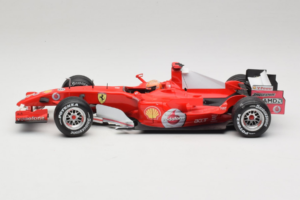 Ferrari 248 F1 #5 M. Schumacher German GP Hockenheimring 2006 Hot Wheels 1:18 J2887 メタル - 画像 3/6
