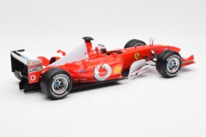 Ferrari F2003-GA #2 R. Barrichello F1 2003 Hot Wheels 1:18 B1024 メタル - 画像 2/6