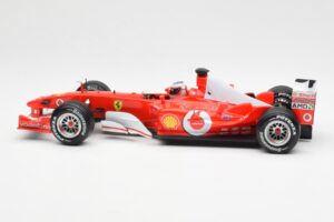 Ferrari F2003-GA #2 R. Barrichello F1 2003 Hot Wheels 1:18 B1024 メタル - 画像 3/6