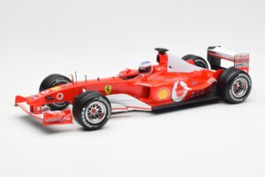 Ferrari F2003-GA #2 R. Barrichello F1 2003 Hot Wheels 1:18 B1024 メタル