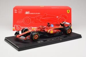 Ferrari SF-24 #16 C. Leclerc Emilia Romagna Grand Prix 2024 Bburago 1:18 18-16821-L-IMOLA-SHOWCASE メタル - 画像 7/7
