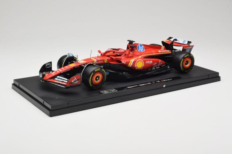 Ferrari SF-24 #16 C. Leclerc Emilia Romagna Grand Prix 2024 Bburago 1:18 18-16821-L-IMOLA-SHOWCASE メタル