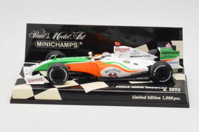 Force India Mercedes VJM02 #20 A. Sutil Showcar 2009 Minichamps 1:43 400090090 メタル