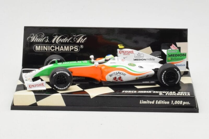 Force India Mercedes VJM02 #21 G. Fisichella Showcar 2009 Minichamps 1:43 400090091 メタル