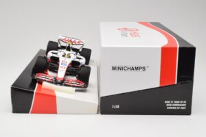 Haas VF-22 #47 M. Schumacher Bahrain GP 2022 Minichamps 1:18 147220147 メタル - 画像 6/7