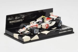 Honda RA106 A. Davidson Test Driver F1 2006 Minichamps 1:43 400060036 メタル - 画像 2/5