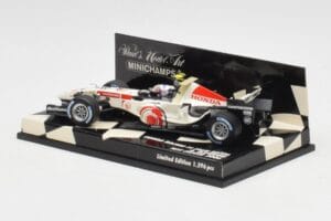Honda RA106 A. Davidson Test Driver F1 2006 Minichamps 1:43 400060036 メタル - 画像 3/5