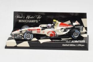 Honda RA106 A. Davidson Test Driver F1 2006 Minichamps 1:43 400060036 メタル
