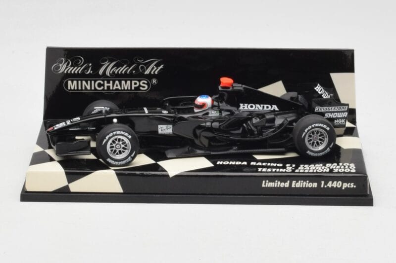 Honda RA106 #11 R. Barrichello Test Car 2006 Minichamps 1:43 400060211 メタル