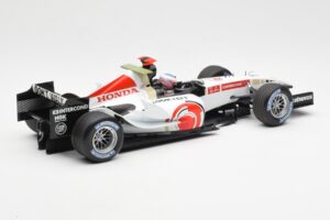 Honda RA106 Honda Racing Team R. Barrichello F1 Showcar 2006 Minichamps 1:18 08MF1-06B-CRB18 メタル - 画像 2/6