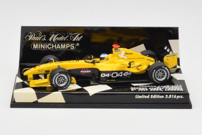 Jordan Ford EJ14 N. Mansell Regent Street Parade 2004 Minichamps 1:43 400040095 メタル