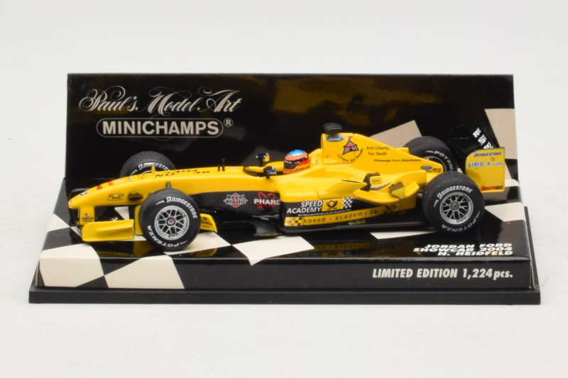 Jordan EJ14 Ford #18 N. Heidfeld Jordan Ford F1 Team Showcar 2004 Minichamps 1:43 400040088 メタル
