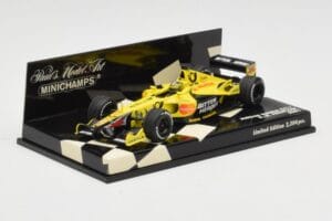 Jordan Honda EJ11 #7 H-H. Frentzen F1 2001 Minichamps 1:43 400010011 メタル - 画像 2/5