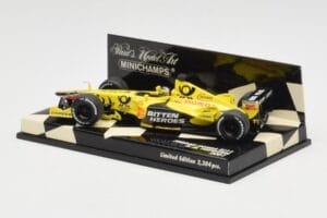 Jordan Honda EJ11 #7 H-H. Frentzen F1 2001 Minichamps 1:43 400010011 メタル - 画像 3/5