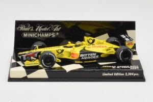 Jordan Honda EJ11 #7 H-H. Frentzen F1 2001 Minichamps 1:43 400010011 メタル