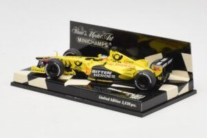 Jordan Honda EJ11 #11 J. Trulli F1 2001 Minichamps 1:43 400010012 メタル - 画像 3/5
