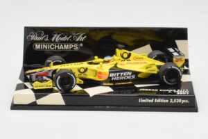 Jordan Honda EJ11 #11 J. Trulli F1 2001 Minichamps 1:43 400010012 メタル