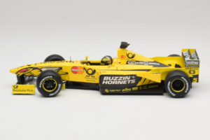 Jordan EJ10 H-H. Frentzen F1 Launch Edition 2000 Hot Wheels 1:18 29160 メタル - 画像 3/6