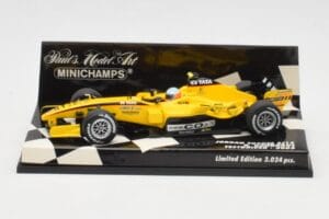 Jordan EJ15 Toyota R. Doornbos Test Driver F1 2005 Minichamps 1:43 400050039 メタル