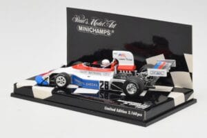 March Ford 751 #28 M. Donohue Race Car 1975 Minichamps 1:43 430750028 メタル - 画像 3/5