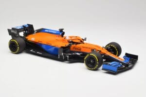 McLaren MCL35M #3 D. Ricciardo Bahrain GP 2021 Minichamps 1:18 530211803 メタル - 画像 4/7