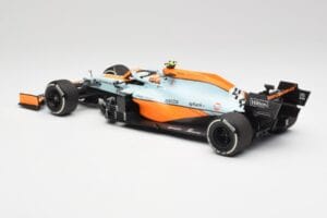 McLaren MCL35M #4 L. Norris Monaco GP 2021 Minichamps 1:18 530212404 メタル - 画像 5/7